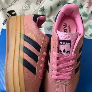 新品 23cm adidas GAZELLE BOLD Pink Glow Buy Wmns Gazelle Bold 'Pink Glow Gum' - H06122 | GOAT